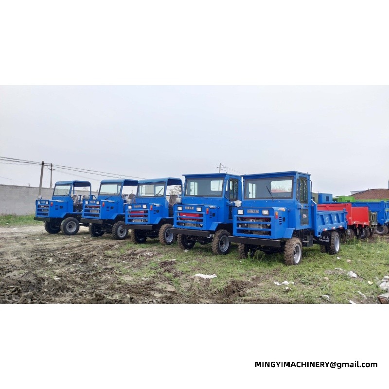 small articulated dump truck