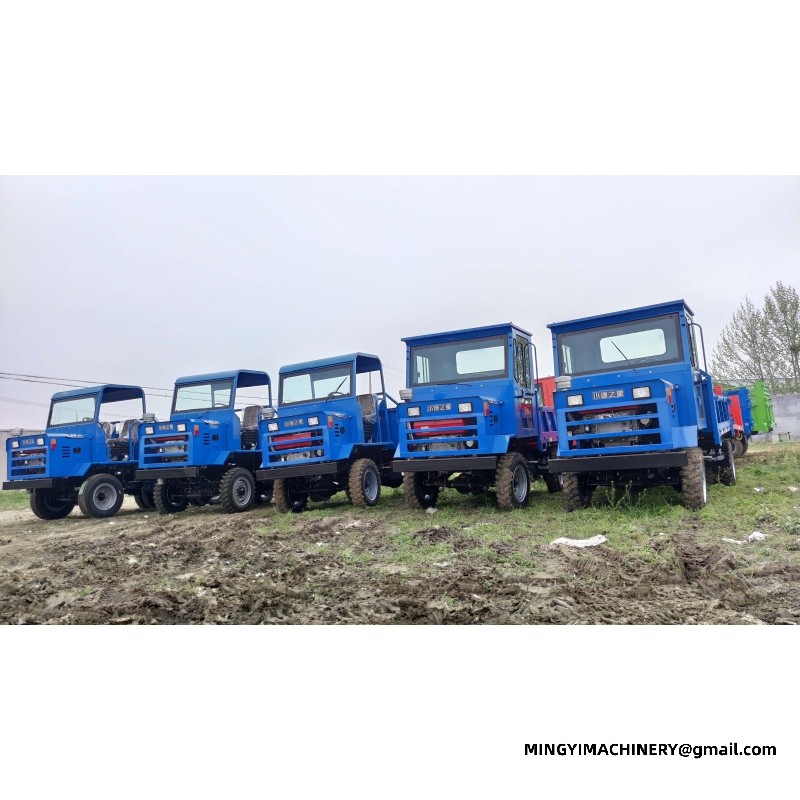 small articulated dump truck
