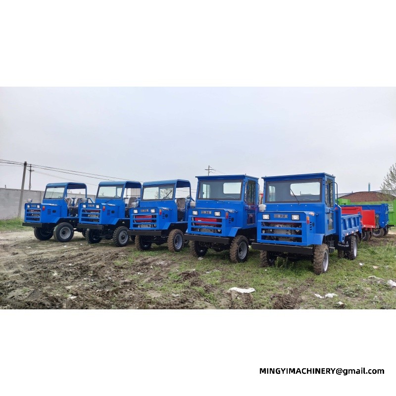 small articulated dump truck