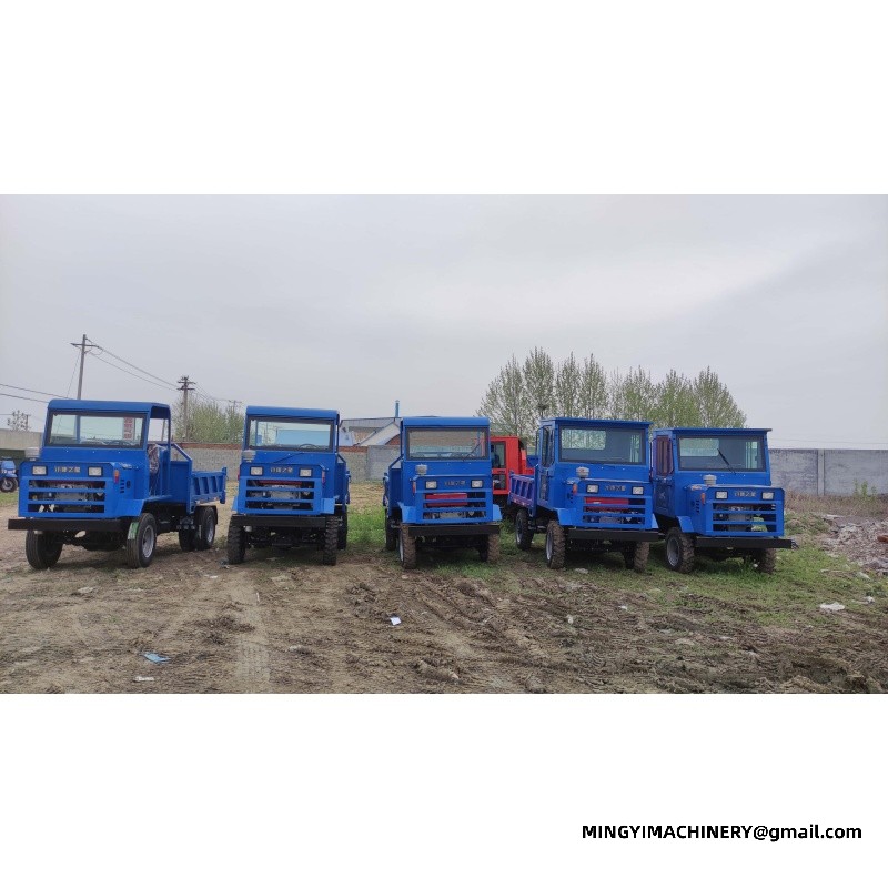 small articulated dump truck