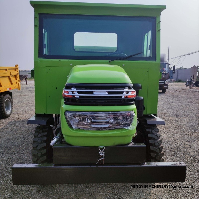 articulated dumper with crane