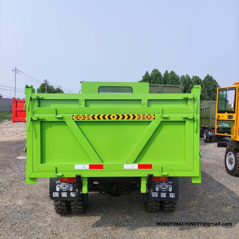 articulated dumper with crane
