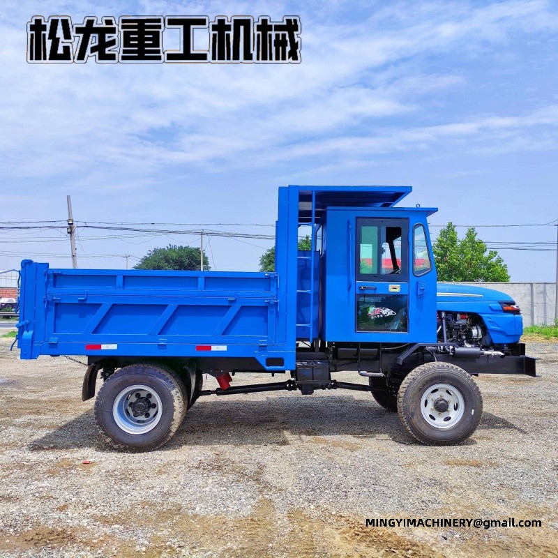 heavy duty 4WD site dumper for construction