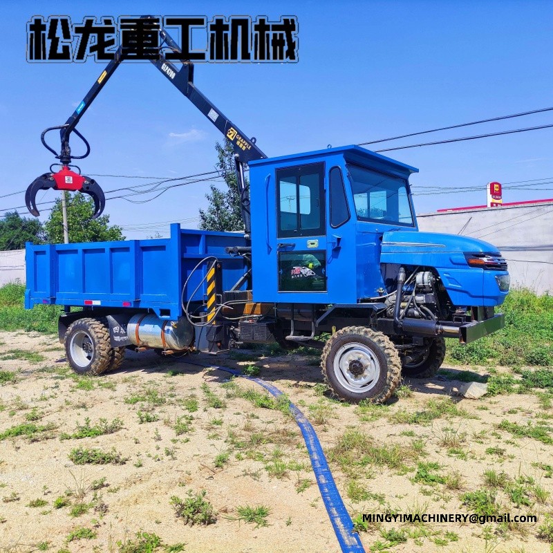 4x4 off road dumper working on site