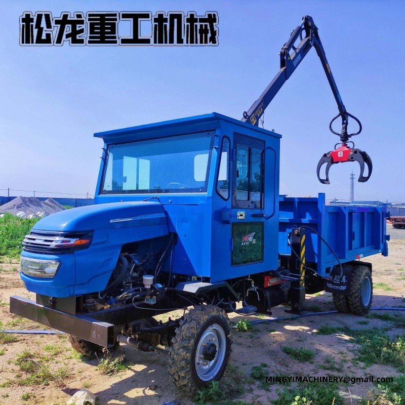4x4 off road dumper working on site