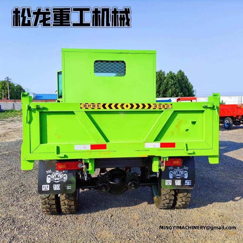 4WD site dumper climbing slope