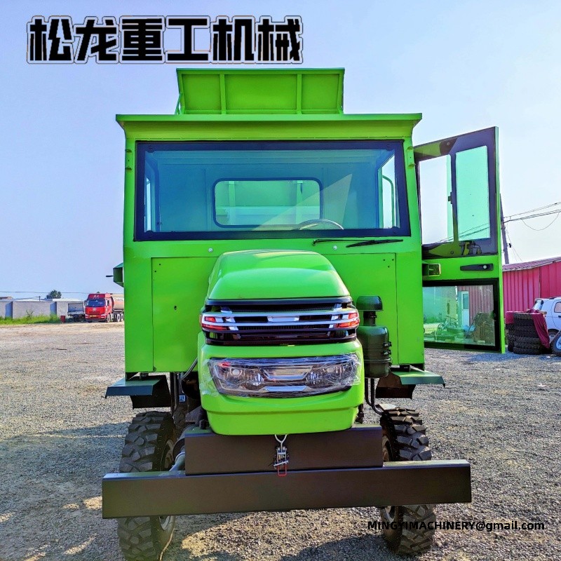 4WD site dumper climbing slope