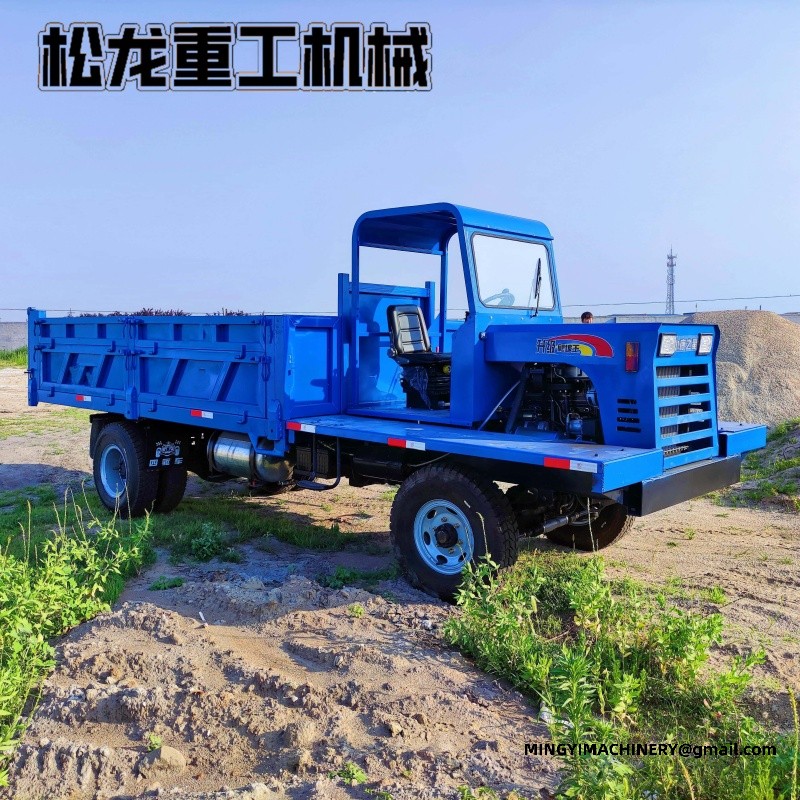 off road cargo transporter muddy road