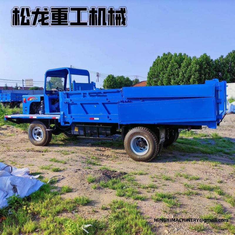 off road cargo transporter muddy road