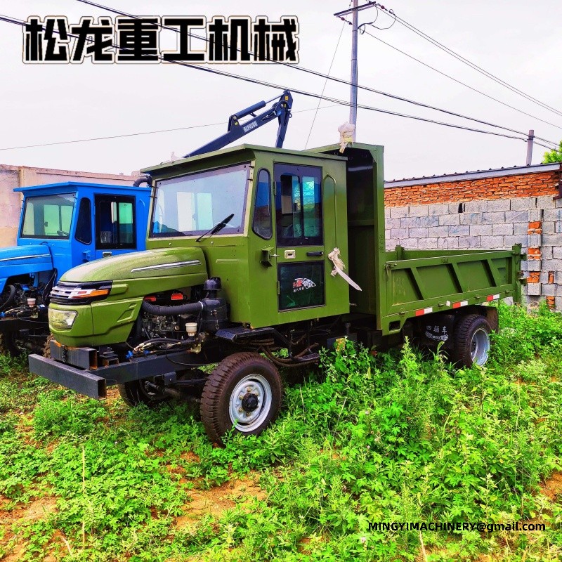 construction dumper hydraulic tipping
