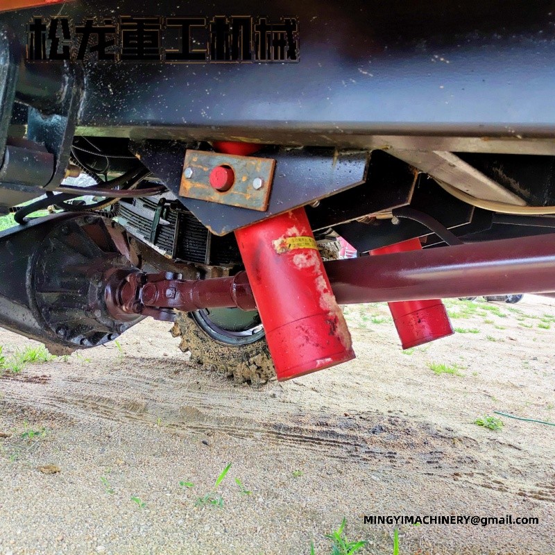 construction dumper hydraulic tipping