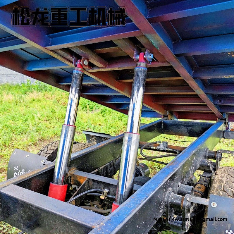 construction dumper hydraulic tipping