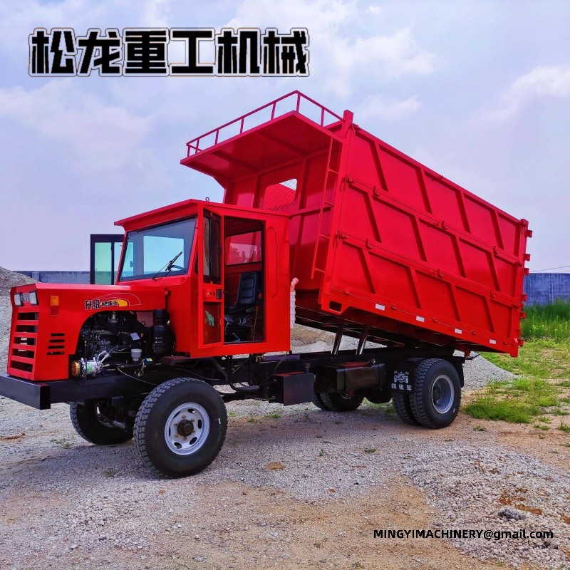 small articulated dump truck
