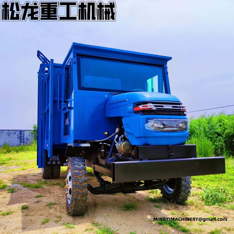 Four-wheel-drive garbage truck