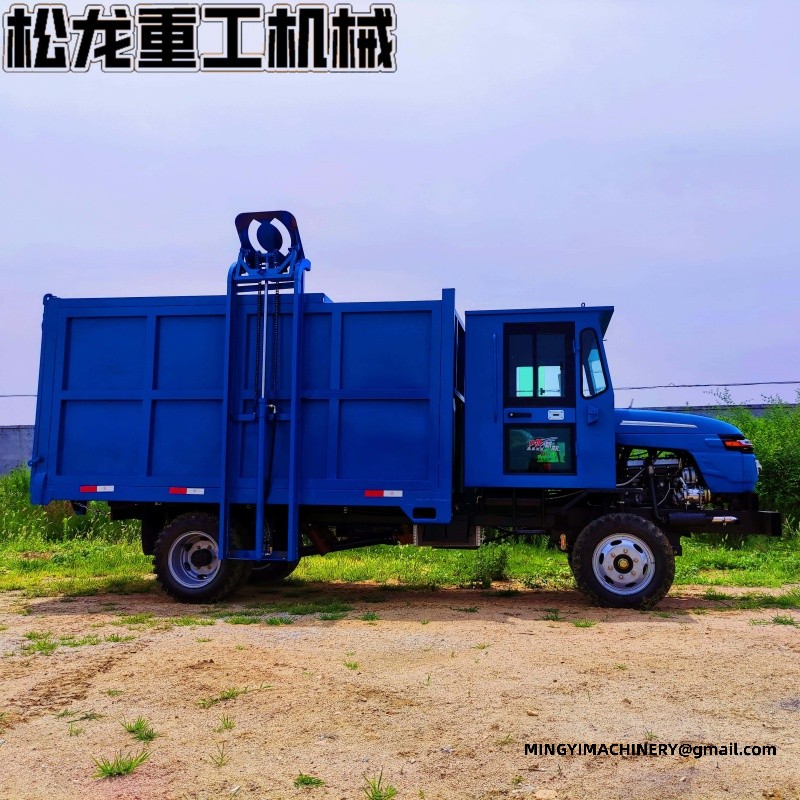 Four-wheel-drive garbage truck