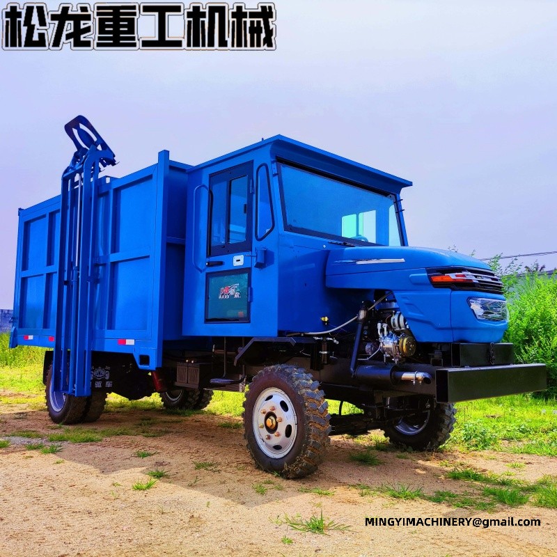 Four-wheel-drive garbage truck