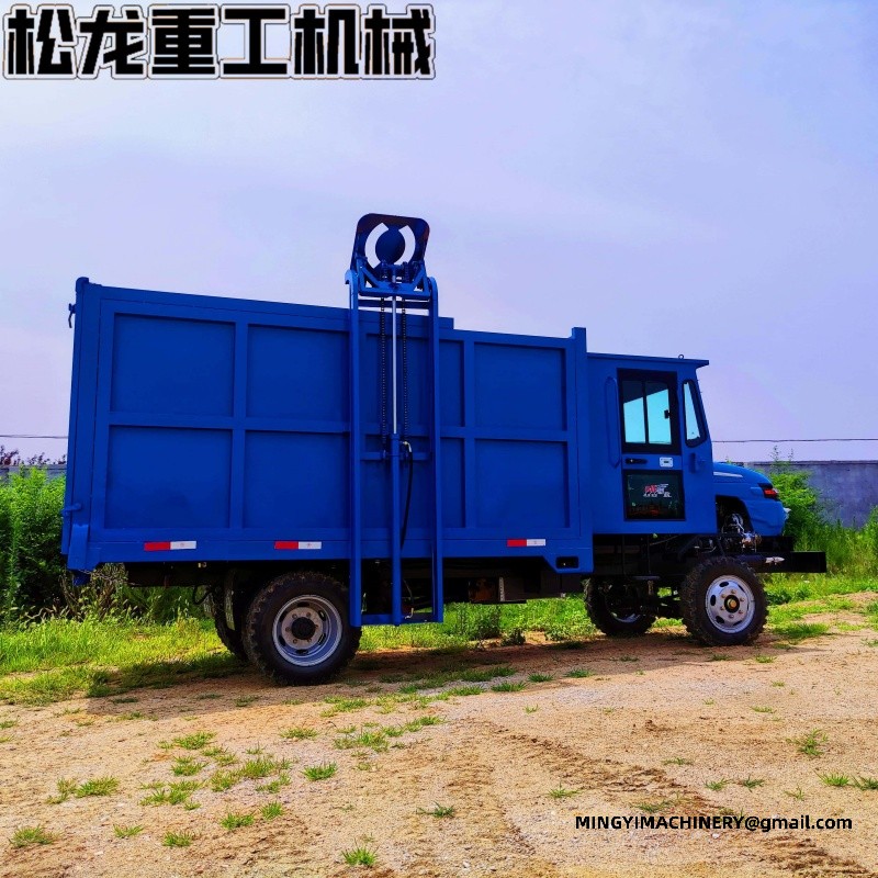 Four-wheel-drive garbage truck