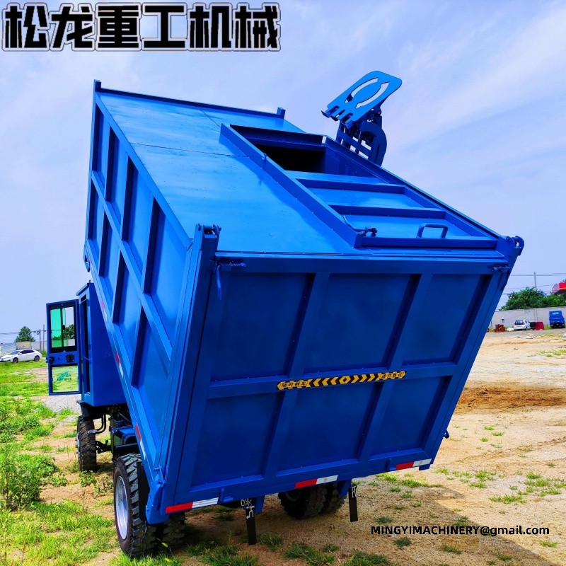 Four-wheel-drive garbage truck