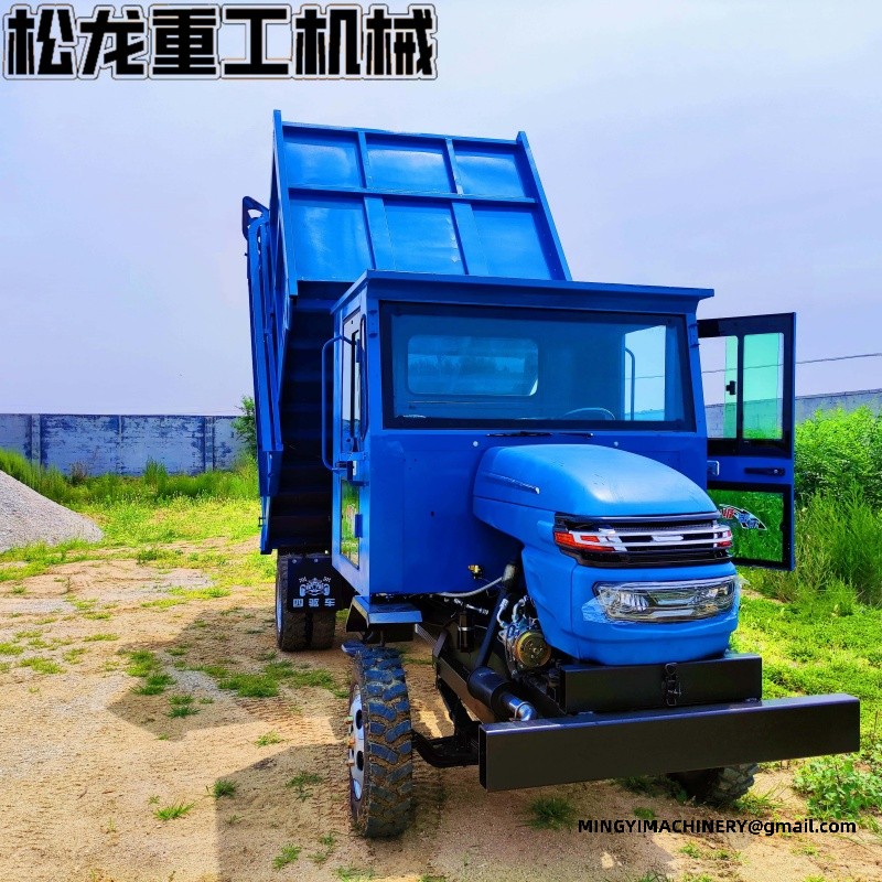 Four-wheel-drive garbage truck