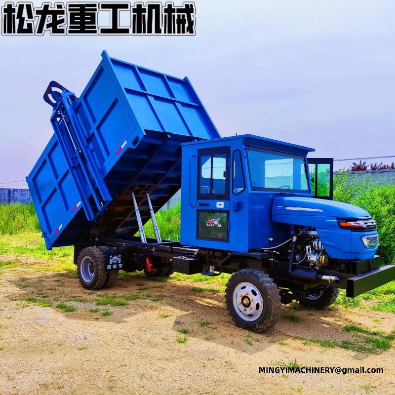 Four-wheel-drive garbage truck