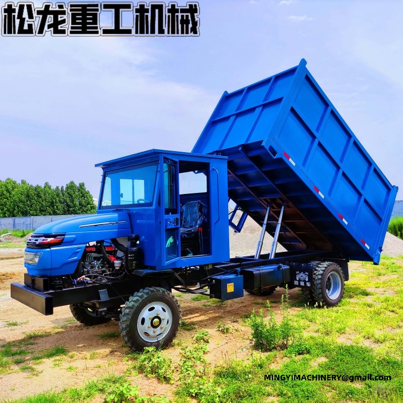 Four-wheel-drive garbage truck