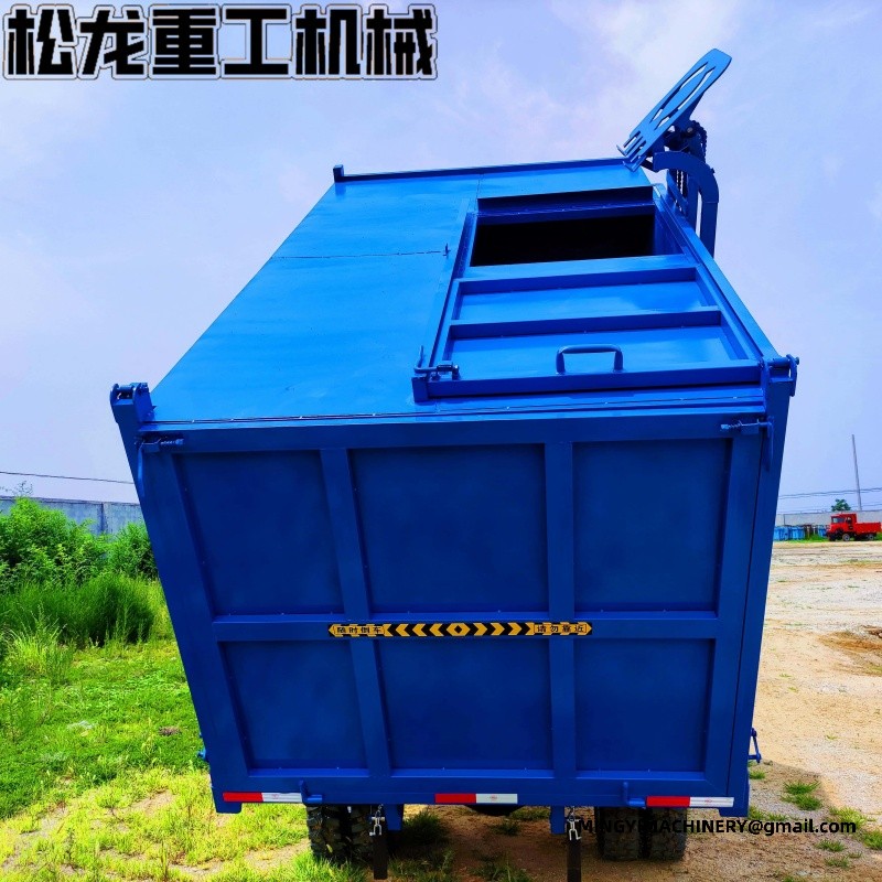 Four-wheel-drive garbage truck