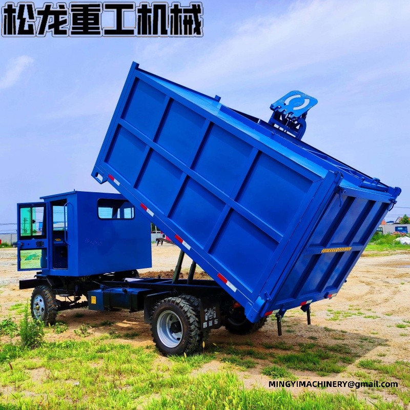 Four-wheel-drive garbage truck