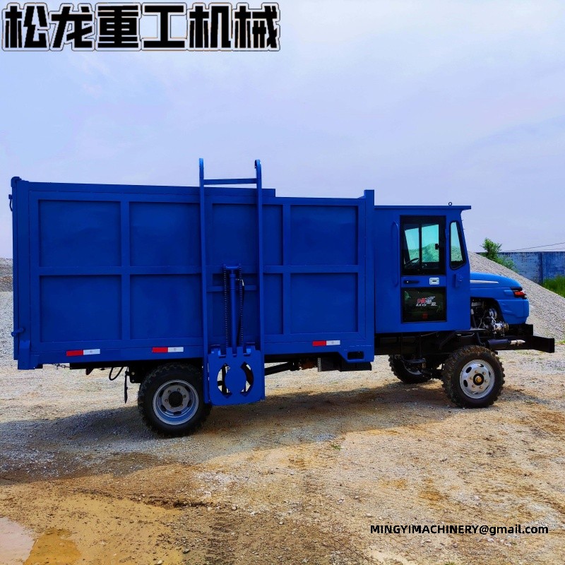 bin lifting garbage truck