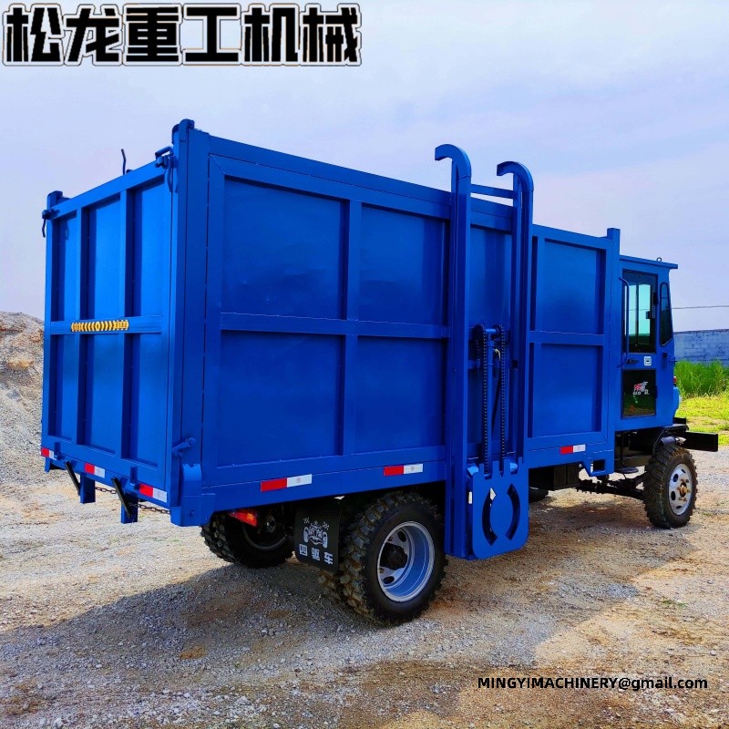 bin lifting garbage truck
