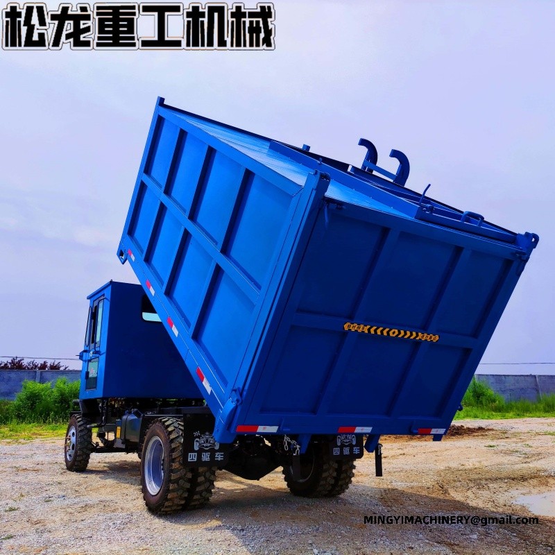 garbage truck with bin lifter