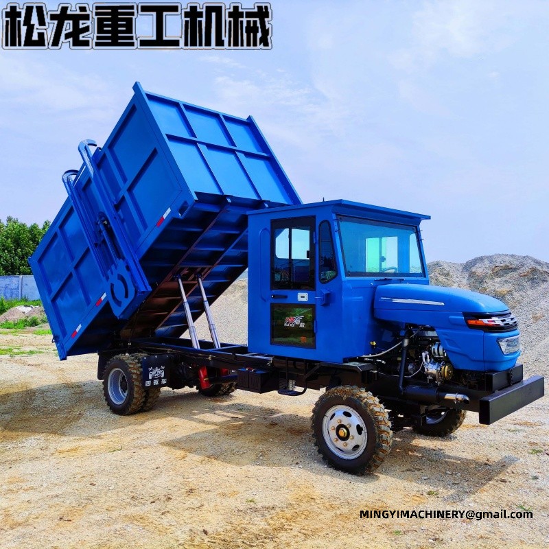 waste truck with rear bin loader