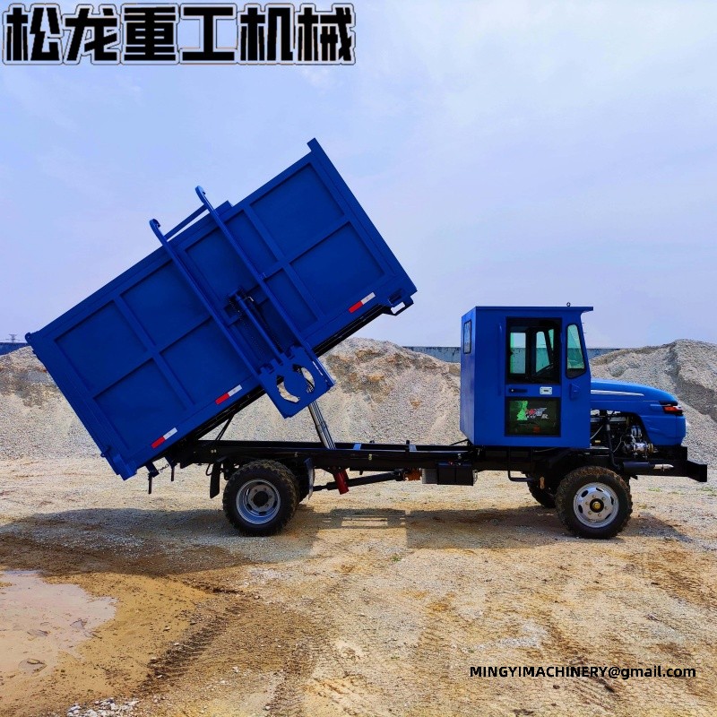 waste truck with rear bin loader