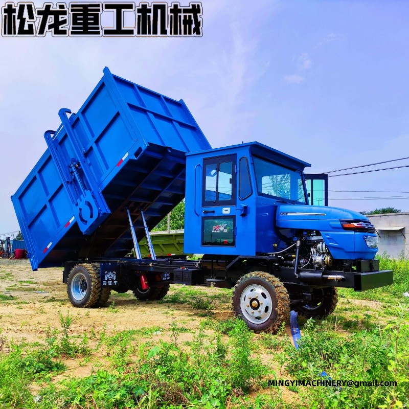 small refuse truck with bin tipping system