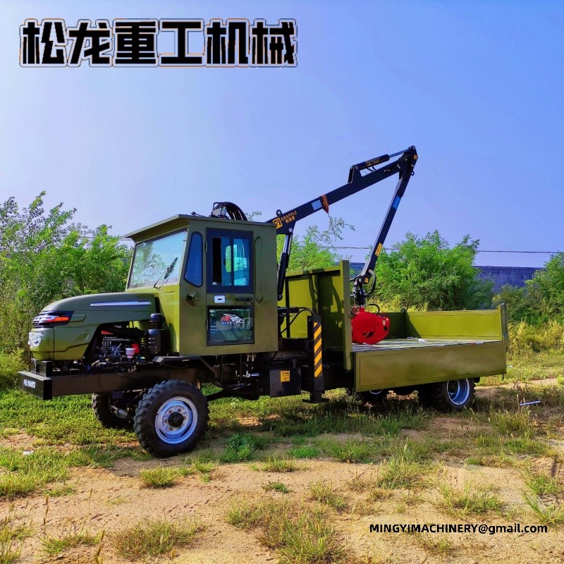 4x4 off road log loader truck