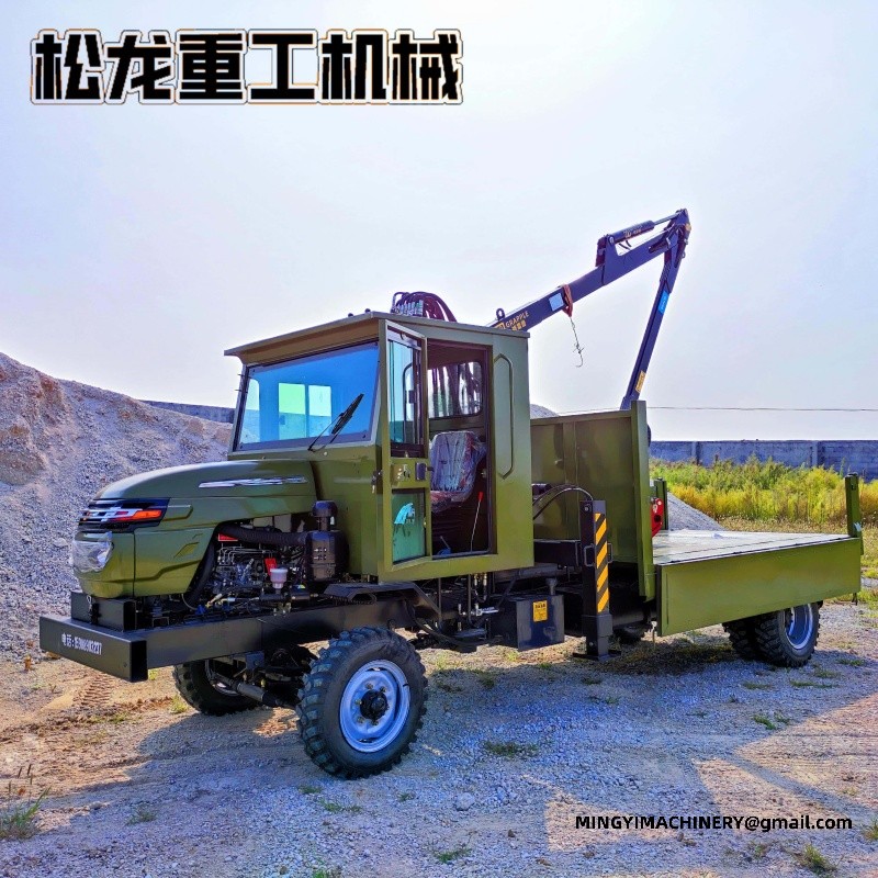 4x4 off road log loader truck