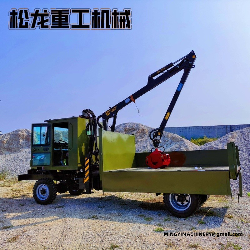 4x4 off road log loader truck