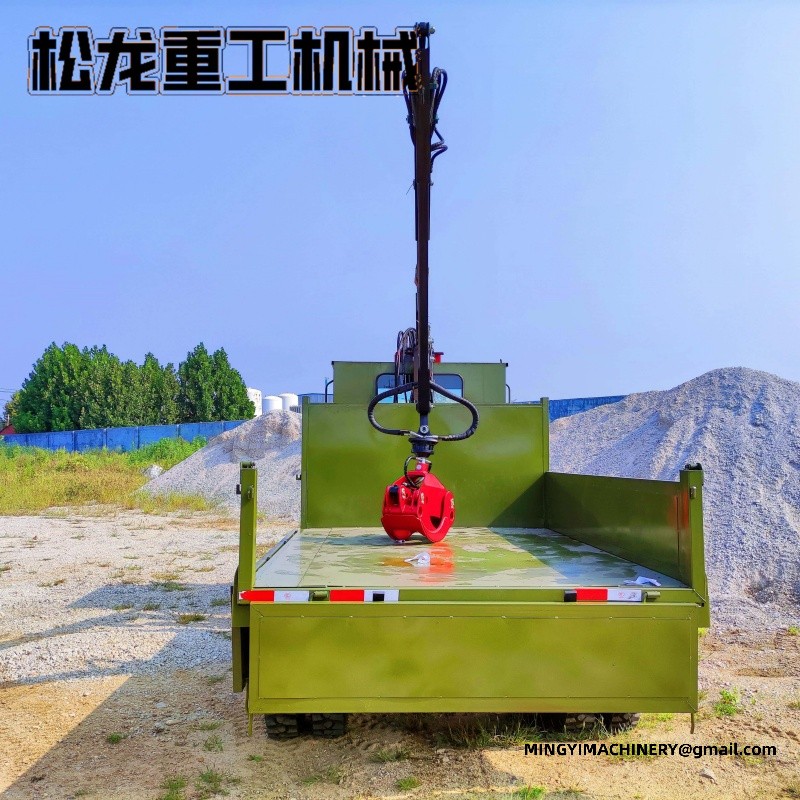 4x4 off road log loader truck