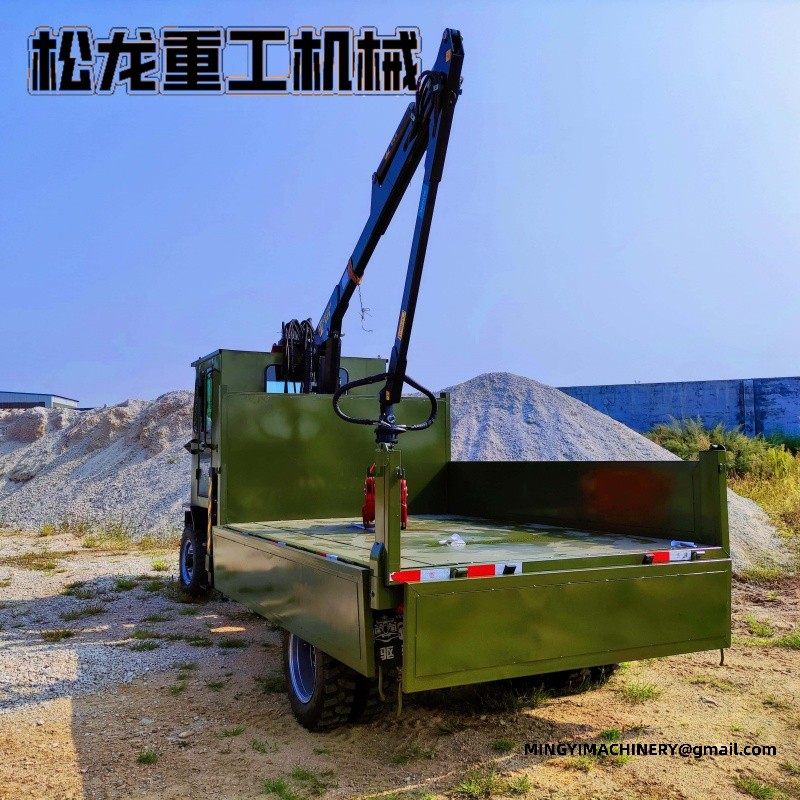 4x4 off road log loader truck