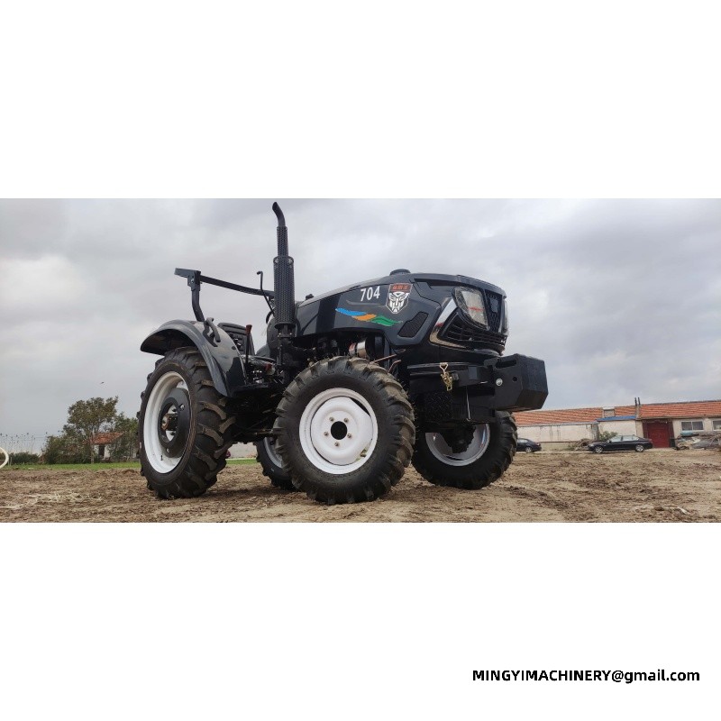 4WD tractor with backhoe