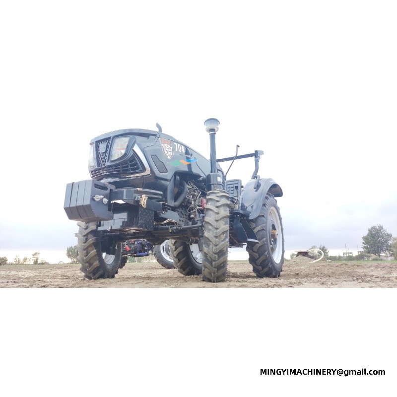 4WD tractor with backhoe