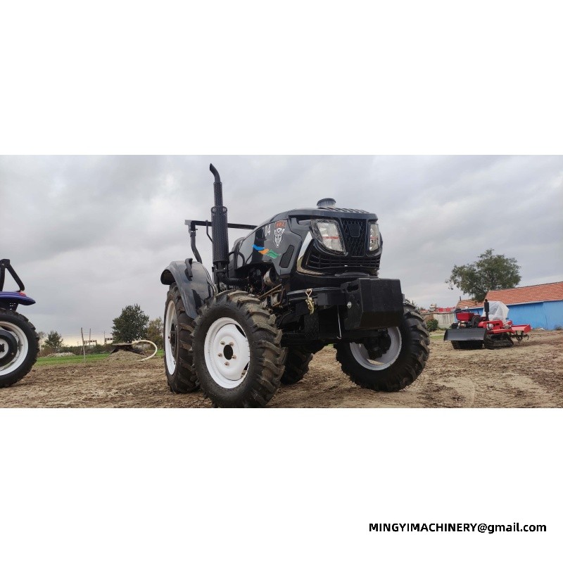 4WD tractor with backhoe
