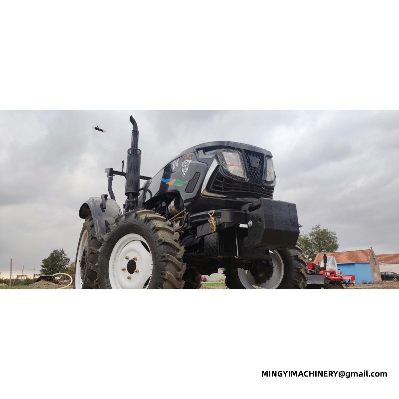 4WD tractor with backhoe
