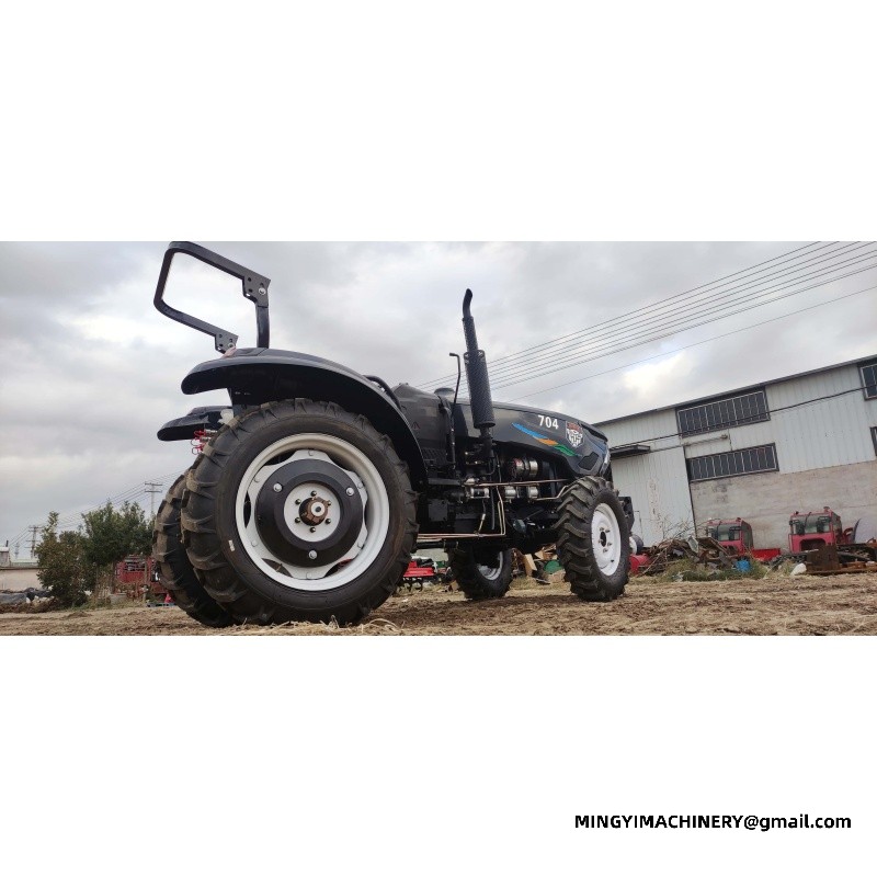 4WD tractor with backhoe