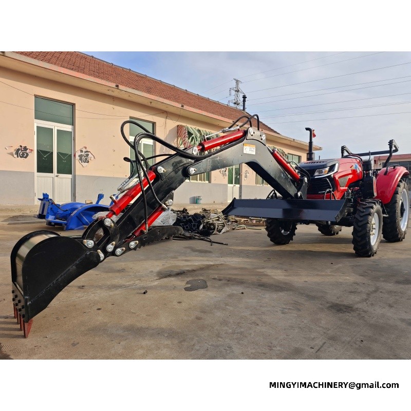 agricultural tractor backhoe loader
