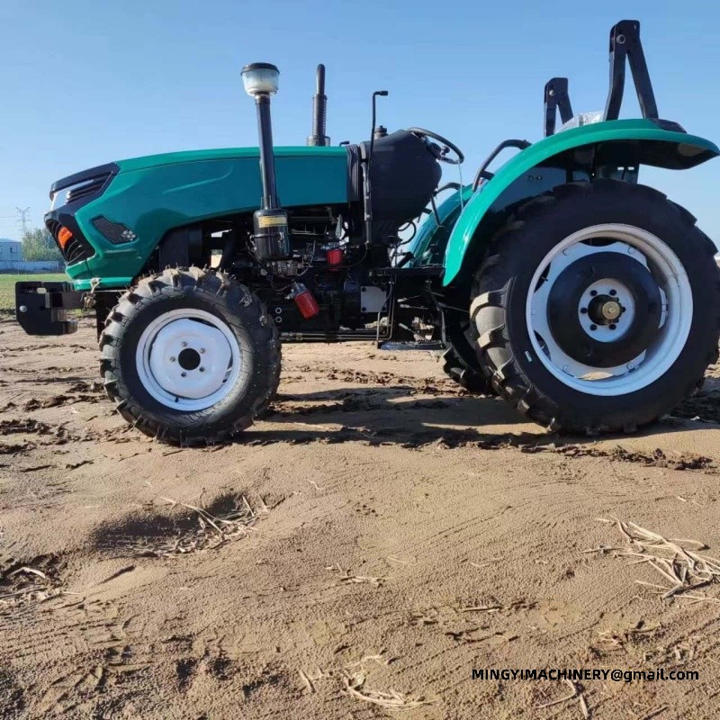 compact tractor with backhoe for construction