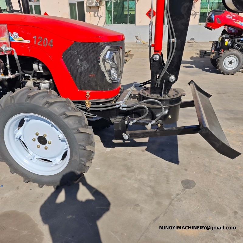4WD tractor with backhoe