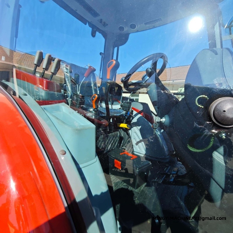 4WD tractor with backhoe