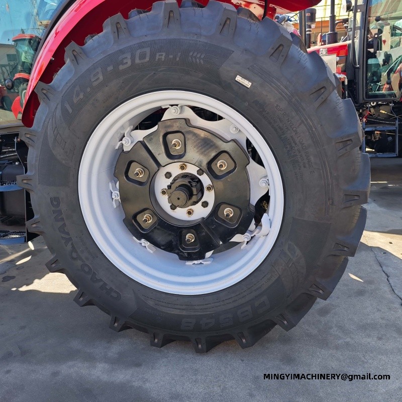 4WD tractor with backhoe
