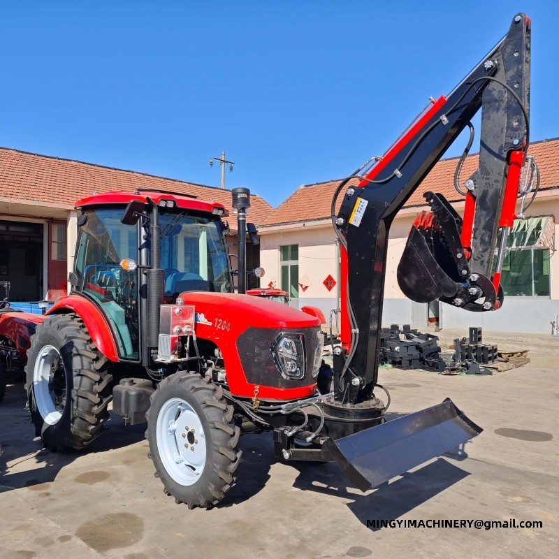 tractor mounted backhoe attachment