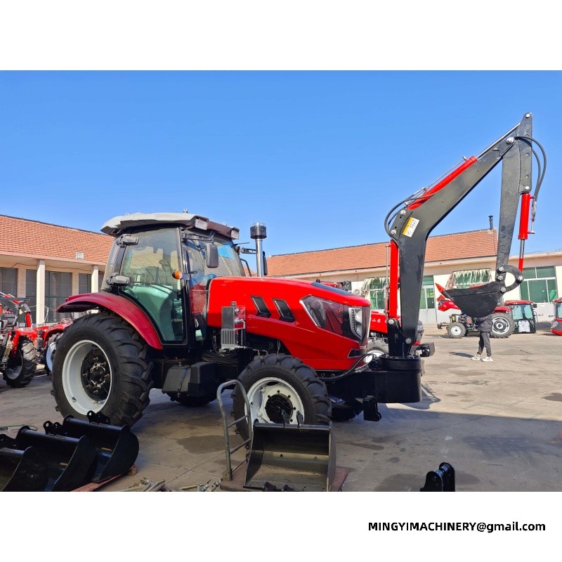 agricultural tractor backhoe loader